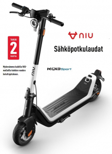 NIU KQi3 SPORT VALKOINEN SÄHKÖPOTKULAUTA