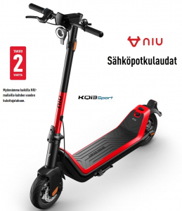 NIU KQi3 SPORT PUNAINEN SÄHKÖPOTKULAUTA