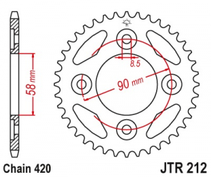 JT TAKARATAS 37T (420)