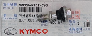 BOLT ASSY SPECIAL 6*29.5(G)