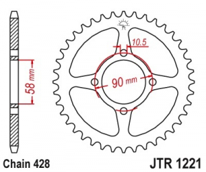 JT TAKARATAS 44P (428) MUSTA