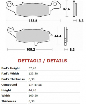 BRAKING JARRUPALA SINTER (CM55) FDB2048P